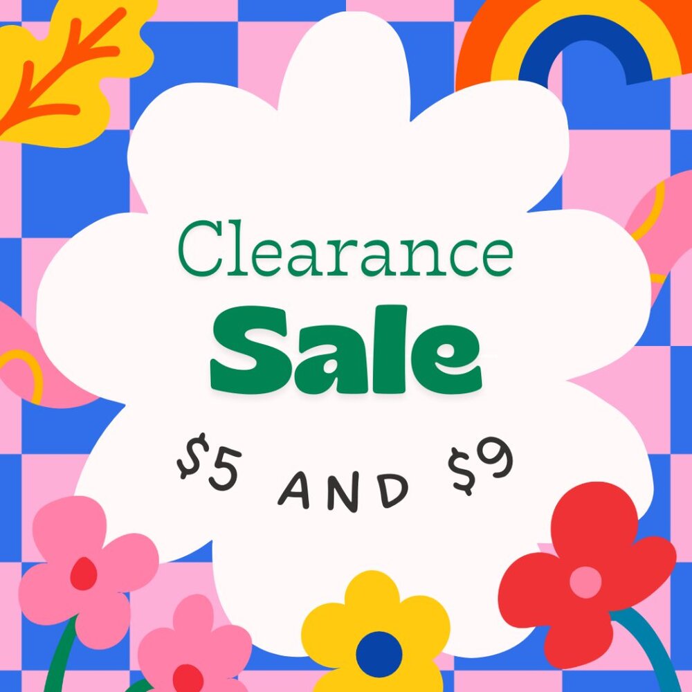 Closet Clearance Sale! Items priced at $5 and $9 are included